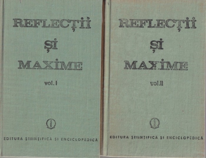 Reflectii si Maxime, 2 volume
