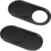 Set 2 Protectii Camera Web Metal Negru Laptop PC Webcam Cover Slider