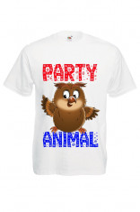 Tricou personalizat haios mesaj party animal, tricou petrecere foto