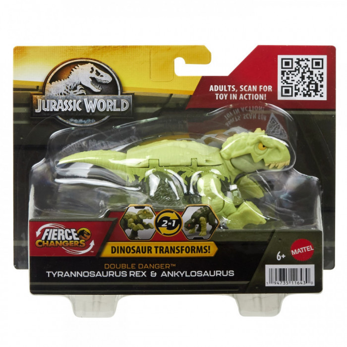 Jurassic world fierce changers double danger dinozaur transformabil