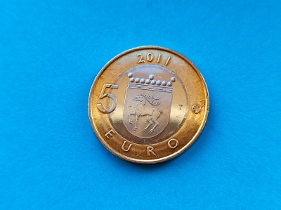 5 Euro 2011 Finlanda-AUNC-RAR foto