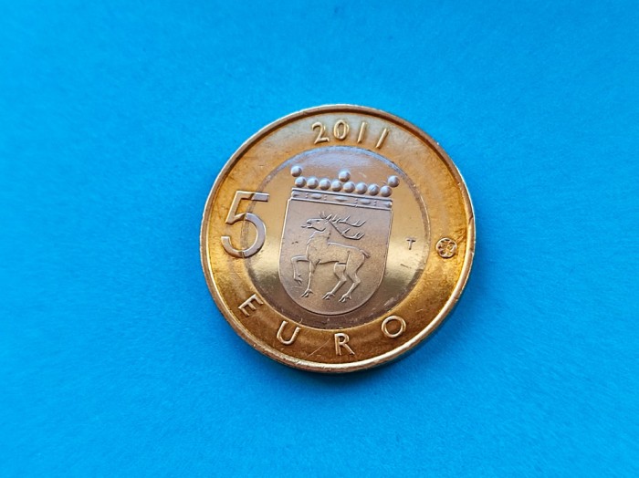 5 Euro 2011 Finlanda-AUNC-RAR