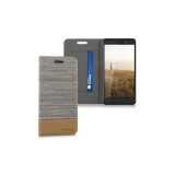 Husa pentru Huawei Honor 7, Textil, Gri, 35879.25