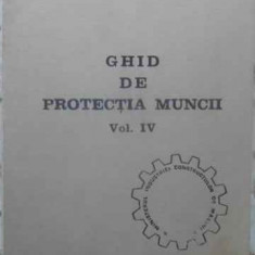 GHID DE PROTECTIA MUNCII VOL.IV VENTILAREA SI CLIMATIZAREA AERULUI. COMBATEREA ZGOMOTULUI SI VIBRATI-COLECTIV