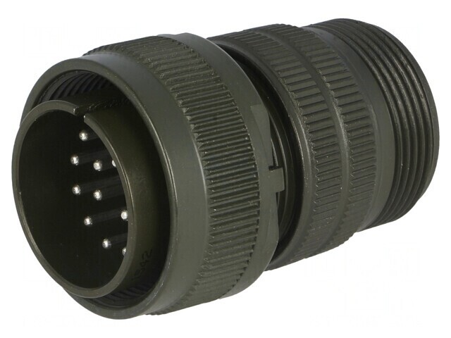 Conector circular 20mm aliaj aluminiu oliv DS3106A 20-29P