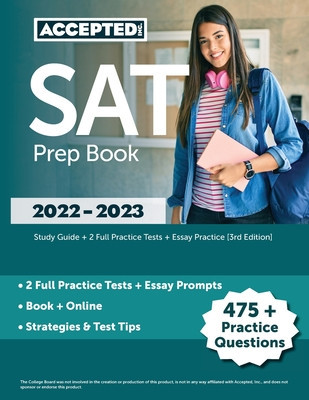 SAT Prep Book 2022-2023: Study Guide + 2 Full Practice Tests + Essay Practice [3rd Edition] foto