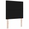 Tablie cap Negru 80 cm Catifea - 6