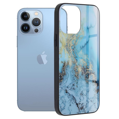 Husa Techsuit iPhone 13 Pro Max - Blue Ocean foto