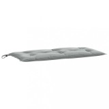 Cumpara ieftin Perna banca de gradina, melanj gri deschis, 100x50x7 cm, textil
