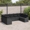 vidaXL Set de canapele pentru grădină 9 pcs Negru Rattan poli 3346883
