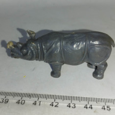 bnk jc Domplast - figurine de plastic - rinocer - cu defecte