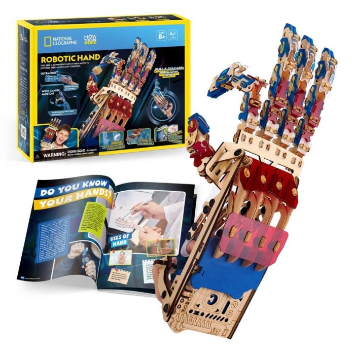 Cubic Fun - Joc Educativ STEM National Geographic puzzle 3D Mana Robotizata