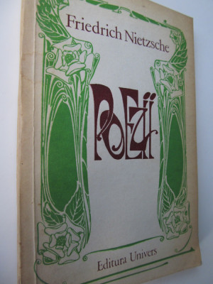 Poezii - Friedrich Nietzsche foto