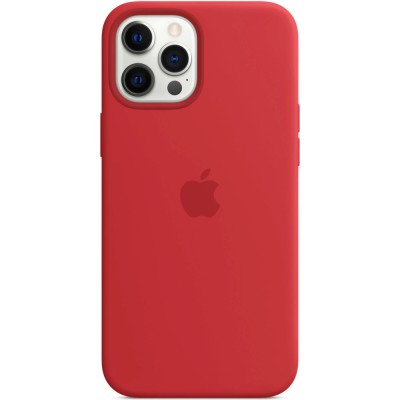 Husa de protectie Apple Silicone Case cu MagSafe pentru iPhone 12 Pro Max, Red, Blister foto