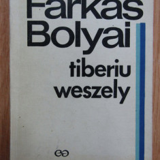 Farkas Bolyai Omul si matematicianul/ Tiberiu Weszely