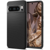 Husa Spigen Liquid Air pentru Google Pixel 8 Pro Negru Mat, Silicon, Carcasa