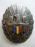 ROMANIA - INSIGNA MILITARA - ACADEMIA MILITARA , INSERIATA , IM1.98