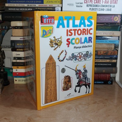 ATLAS ISTORIC SCOLAR : PLANSE DIDACTICE , CD PRESS , 2017 ( CARTONATA ) * foto