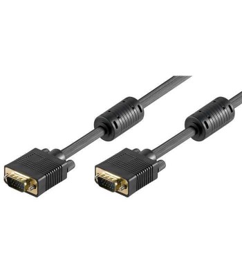 Cablu VGA 20m Full HD 1920x1080 dublu ecranat Goobay foto