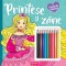 Printese si Zane - Carte De Colorat, - Editura Mimorello
