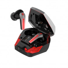 Casti Bluetooth pentru Gaming Techstar® K80, Bluetooth 5.0, Microfon, Control prin atingere, Indicator LED, Rezistente la apa, potrivite pentru jocuri