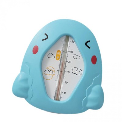 Termometru pentru baie, flippy, plutitor, rezistent la apa, multifunctional, model gaina, 10.5x10.5x2.5 cm, albastru foto