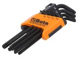 Set chei Torx cu protecție, 9 buc.