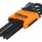 Set chei Torx cu protecție, 9 buc.