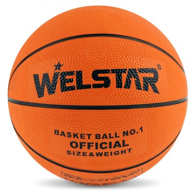 Minge Baschet Welstar No.1, Marime 13.5 cm, Portocaliu foto
