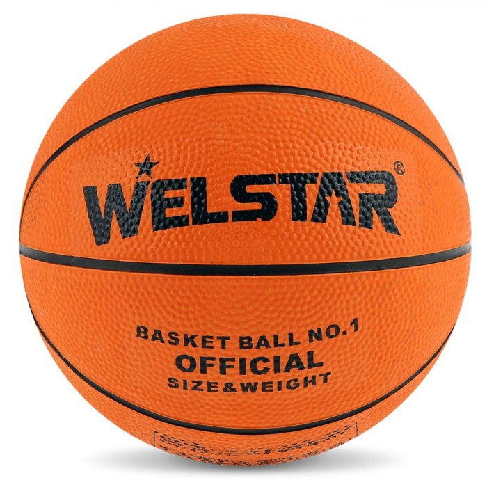 Minge Baschet Welstar No.1, Marime 13.5 cm, Portocaliu