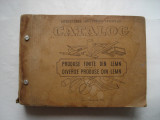 Catalog Produse finite din lemn. Vol. I. Diverse produse din lemn, 1956, Tehnica