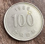 C50 - Moneda foarte veche - Coreea de Sud - 100 won - 1986