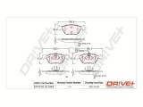 Dr!ve+ DP1010.10.1043 set placute frana,frana disc