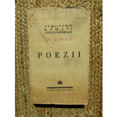St. O. Iosif - Poezii (&icirc;ngrijită de Șerban Cioculescu) ed. a II-a revăzută 1944