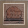 Lucrare Paul NEAGU, tehnică mixtă pe h&acirc;rtie, 36 x 36 / 27 x 27 cm semnata datata, Abstract, Acuarela, Impresionism