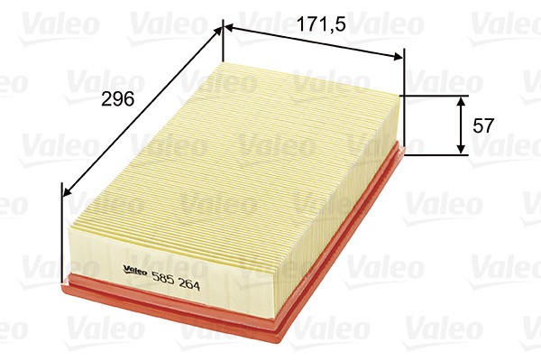 VALEO 585264 Filtru aer