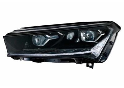 Far SKODA ENYAQ, 02.2021-, partea stanga, HELLA, LED; electrical; fara unitate control LED; cu motor; LED; fara the Skoda Crystal Lighting mark, foto