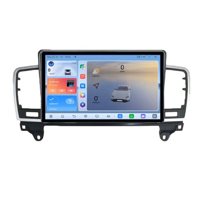 Navigatie Mercedes ML W166 NTG4.5 C-W166 Android 8 Core 2.2 Ghz 8+128 Qled 1K ADAS 4G LTE GPS 360 KIT-w166+EDT-E409V3 CarStore Technology