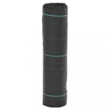vidaXL Membrană antiburuieni, negru, 0,5x25 m, PP