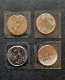 Lot 4 x 25 Ruble 2014, Jocurile Olimpice si Paralimpice - UNC - A2626, Europa