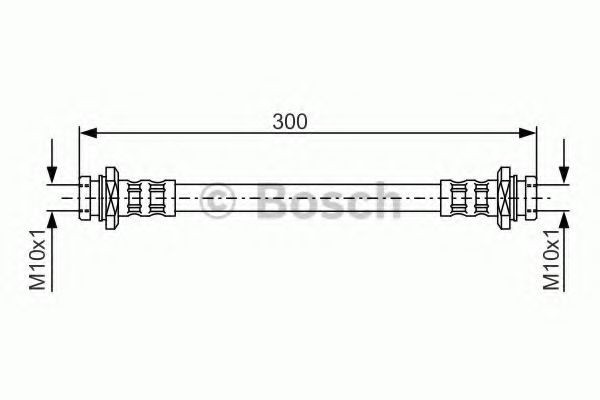 Conducta / cablu frana SUZUKI IGNIS I (FH) (2000 - 2005) BOSCH 1 987 476 908