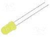 Dioda LED, 5mm, galbena, 2500...4200mcd, 20mA, 1,9...2,6V DC, BRIGHTEK (EUROPE) - N0Y64L35
