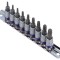 Set Chei Tubulare Torx&reg; KING TONY 1/4&quot;, 9 Bucăți - Cod 2109PR