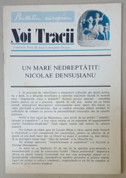 NOI TRACII , REVISTA FONDATA DE JOSIF CONSTANTIN DRAGAN , NR.47, 1978