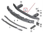 Armatura bara protectie Bmw Seria 5 Gt (F07), 06.2009-, Spate, Aftermarket