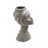 Cumpara ieftin Vaza-masca ghiveci ceramic, Africana