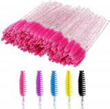 200 PCS de unică folosință cristal mascara perii pentru gene (roșu) roșu, Oem