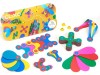Clixo&reg; joc magnetic de construit - Curcubeu (42 piese)