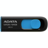 Cumpara ieftin Memorie USB 3.2 ADATA 64 GB retractabila carcasa plastic negru / albastru
