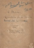 1526SPN Manuscrisul lucrării Candela de la temelia bisericii din Cotmeana de Constantin Bobulescu, 1942